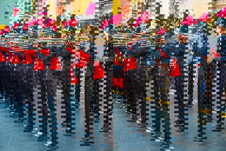 Flash Mob Orchestra Surprises Commuters at Downtown Transit Hub